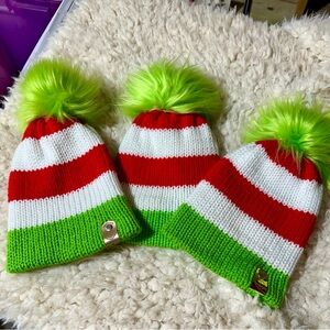 Handmade Knit Children’s Grinch Hat